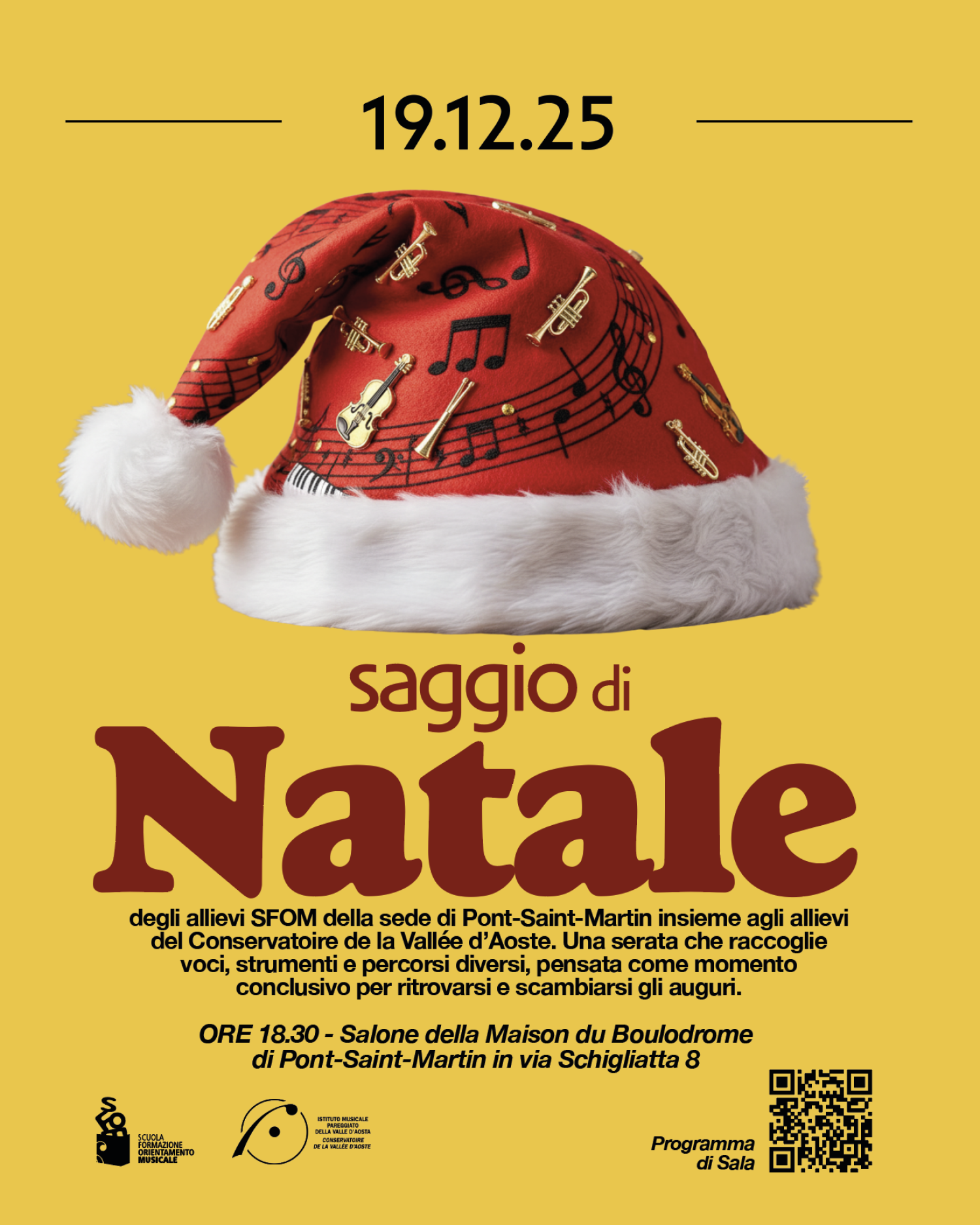 saggio di natale a pont-saint-martin Sfom